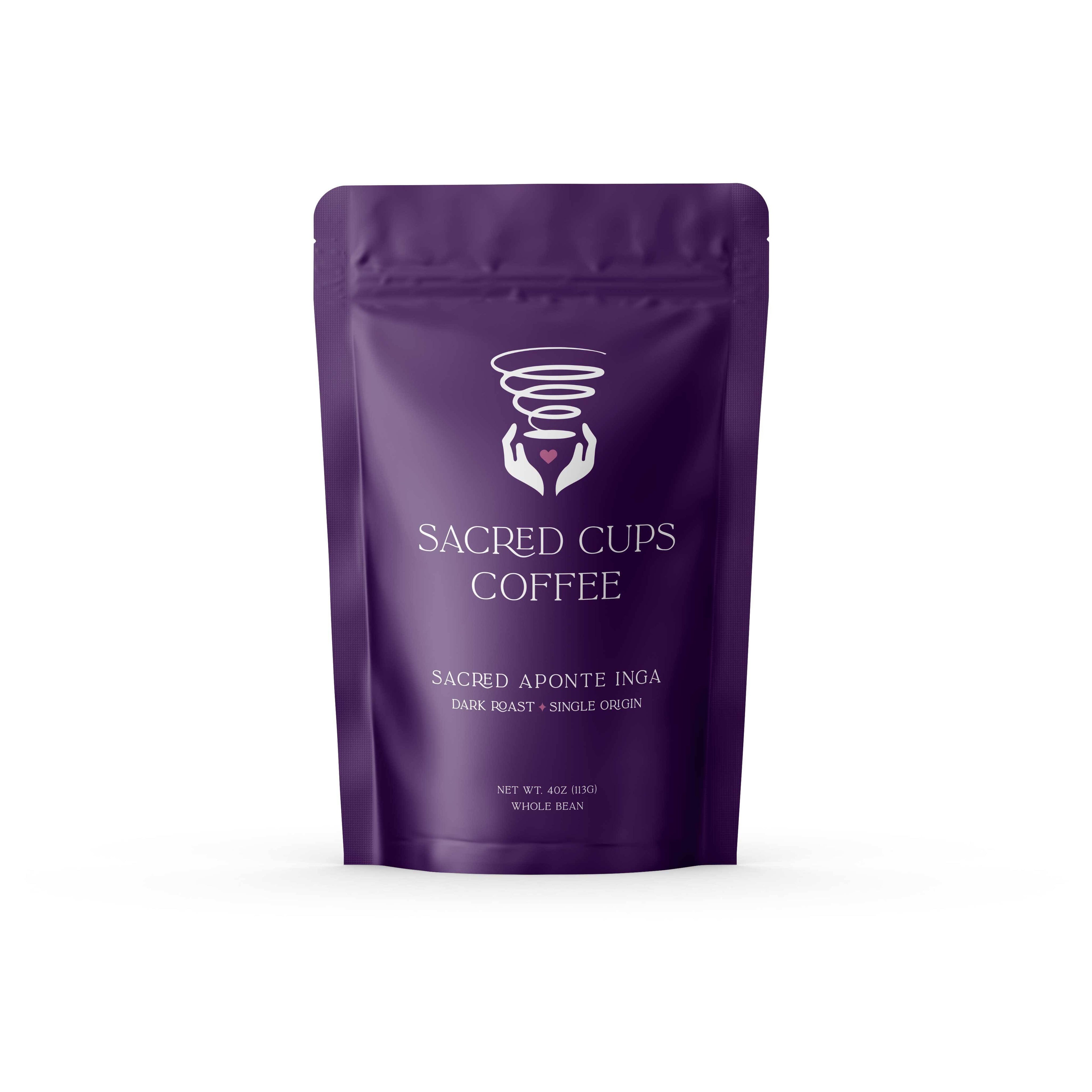 Aponte Inga Dark Roast Whole Bean 4oz Bag