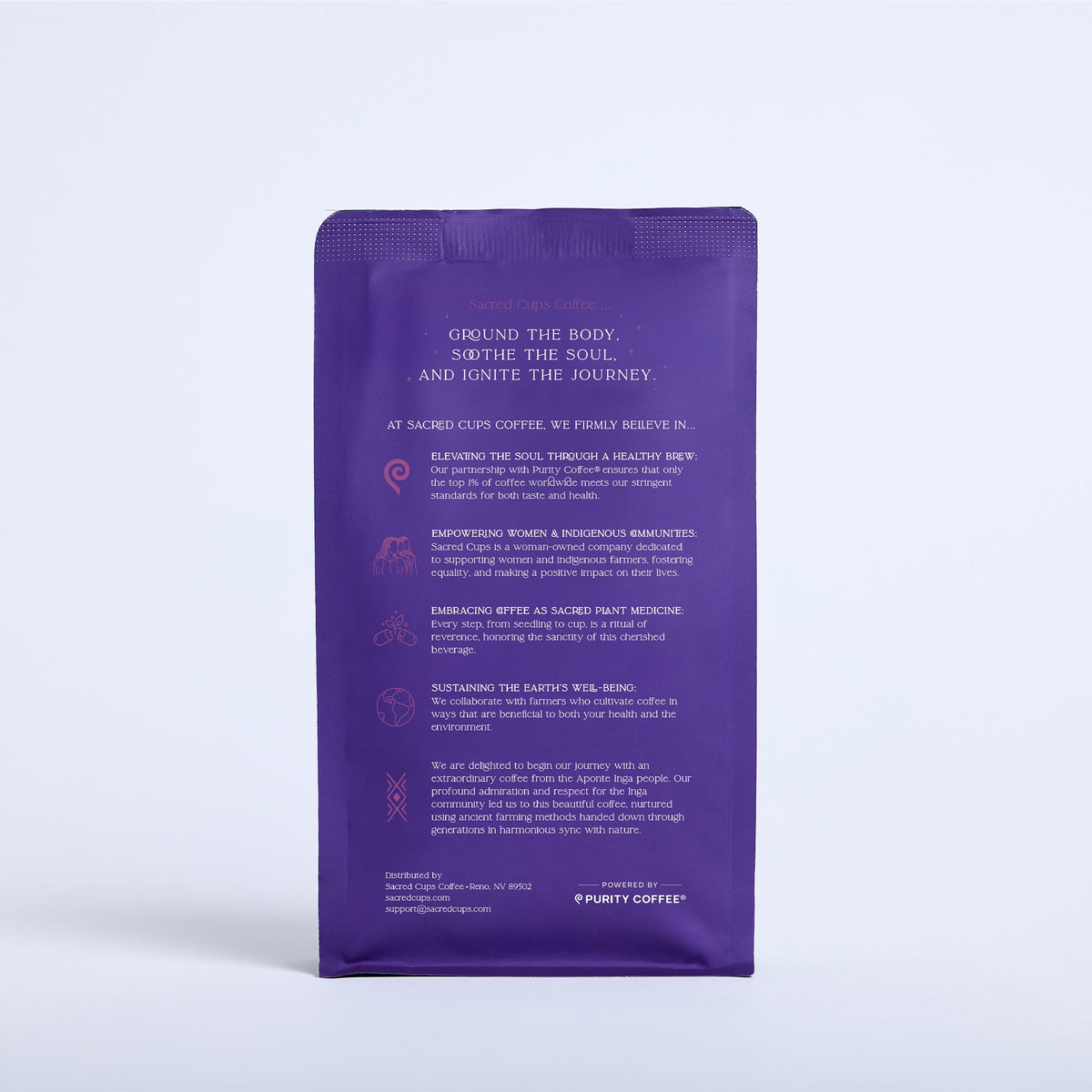 Aponte Inga Dark Roast Whole Bean Coffee