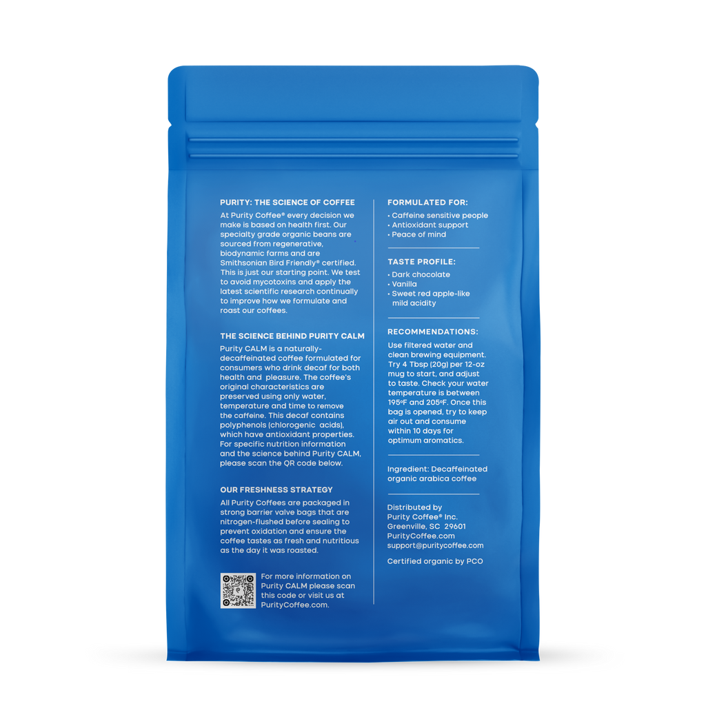 Wholesale - CALM: Decaf *Ground* Coffee 12oz 6pk