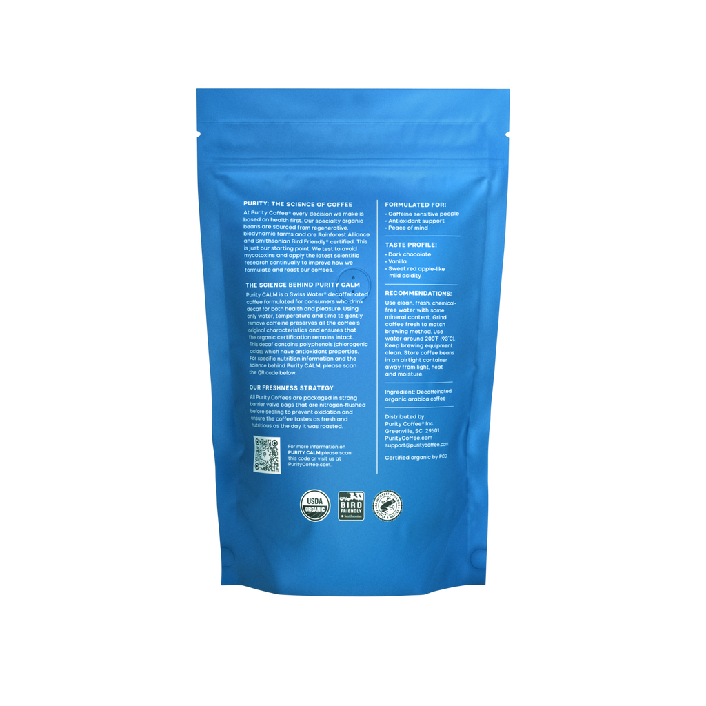 Wholesale - CALM: Decaf Whole Bean Coffee 5lb